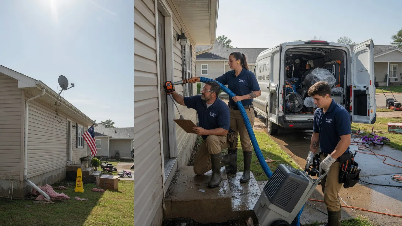 Ceiling Water Damage Restoration in Owenton, KY near me